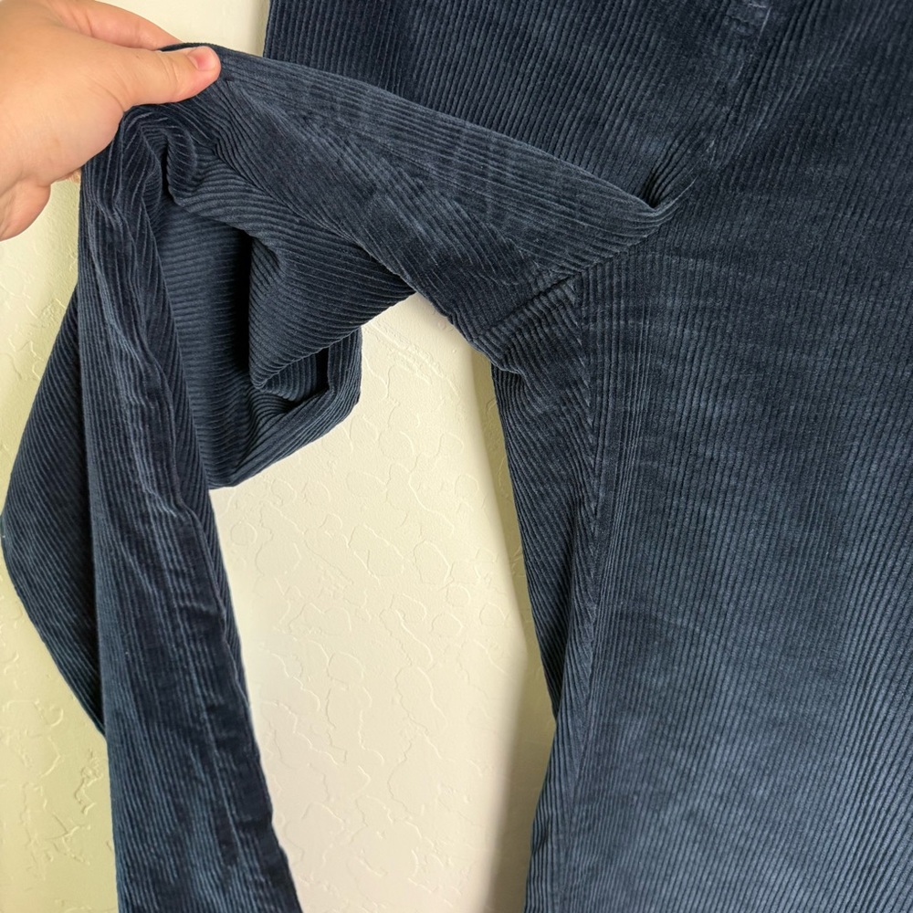 Sezane The 70's Trousers Navy Blue Corduroy EU 40 US 8 - Picture 14 of 16